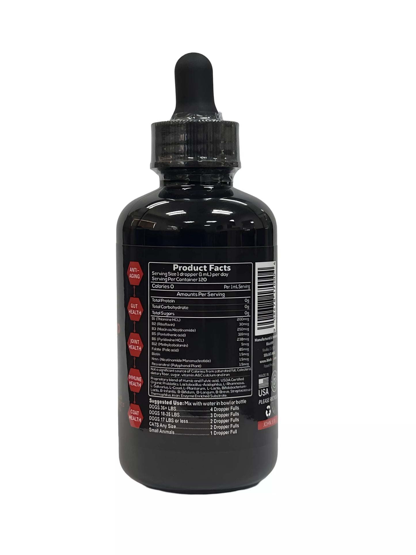 BlackMP Pet Concentrate 4oz  (120) Servings      (Selling Fast)